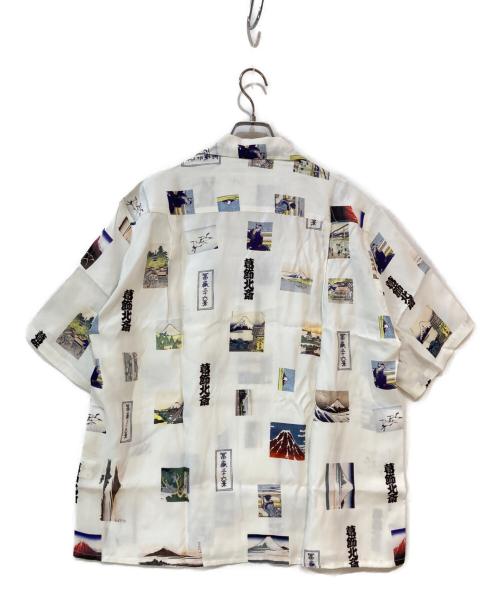 WACKO MARIA（ワコマリア）WACKO MARIA (ワコマリア) 葛飾北斎 | S/S HAWAIIAN SHIRT ホワイト サイズ:M 未使用品の古着・服飾アイテム