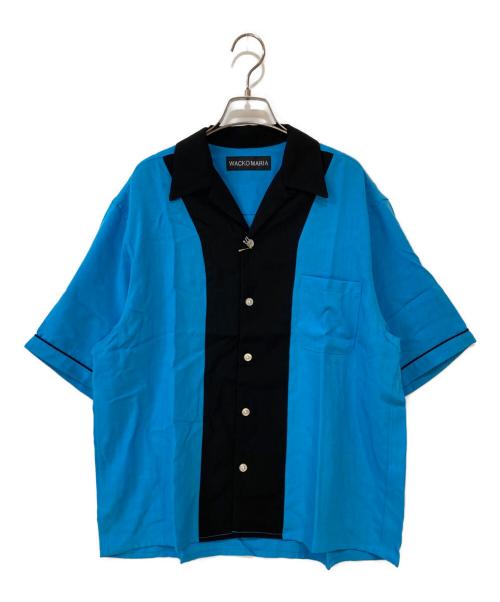 WACKO MARIA（ワコマリア）WACKO MARIA (ワコマリア) 25SS SWITCHING SHIRT S/S (TYPE-1) ブルー サイズ:M 未使用品の古着・服飾アイテム