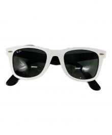 RAY-BAN（レイバン）の古着「WAYFARER サングラス」｜ブラック×ホワイト