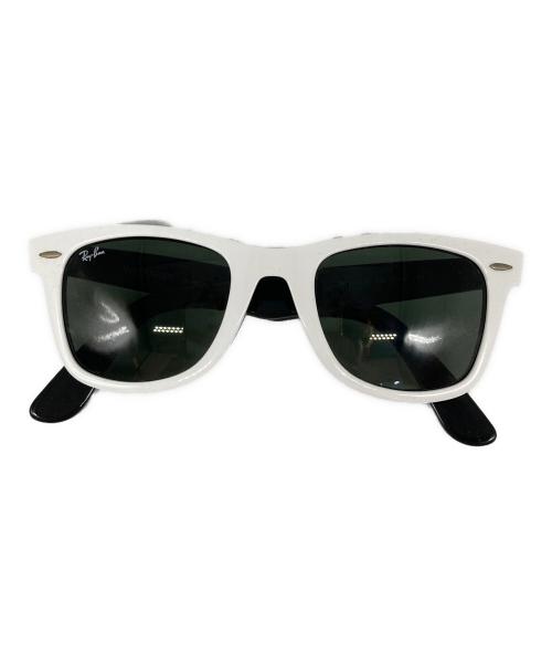 RAY-BAN（レイバン）RAY-BAN (レイバン) WAYFARER サングラス ブラック×ホワイト サイズ:50□22の古着・服飾アイテム