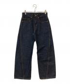WYMウィム バイ リドム）の古着「VINTAGE WASHED CURVED DENIM」｜インディゴ