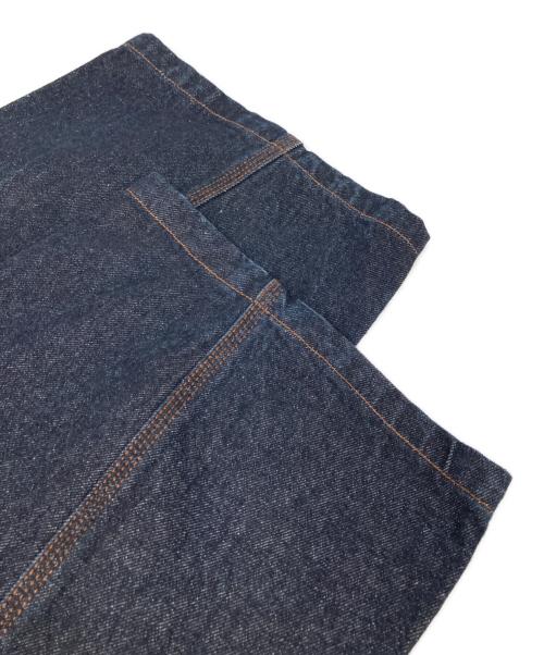 WYM（ウィム バイ リドム）WYM (ウィム バイ リドム) VINTAGE WASHED CURVED DENIM インディゴ サイズ: Sの古着・服飾アイテム