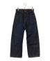 WYM（ウィム バイ リドム）の古着「VINTAGE WASHED CURVED DENIM」｜インディゴ