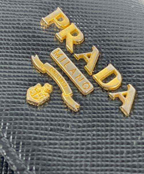 PRADA（プラダ）PRADA (プラダ) サフィアーノレザー 6連キーケース ブラック サイズ:なしの古着・服飾アイテム