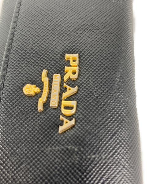 PRADA（プラダ）PRADA (プラダ) サフィアーノレザー 6連キーケース ブラック サイズ:なしの古着・服飾アイテム