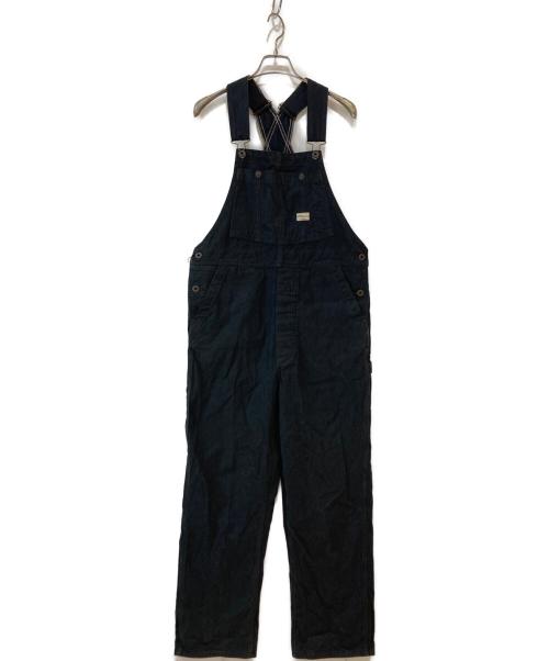 RRL（ダブルアールエル）RRL (ダブルアールエル) コットンキャンバスオーバーオール ブラック サイズ:Ｓ 未使用品の古着・服飾アイテム