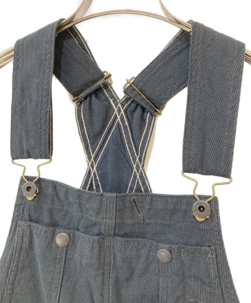RRL（ダブルアールエル）RRL (ダブルアールエル) コットンキャンバスオーバーオール ブラック サイズ:Ｓ 未使用品の古着・服飾アイテム