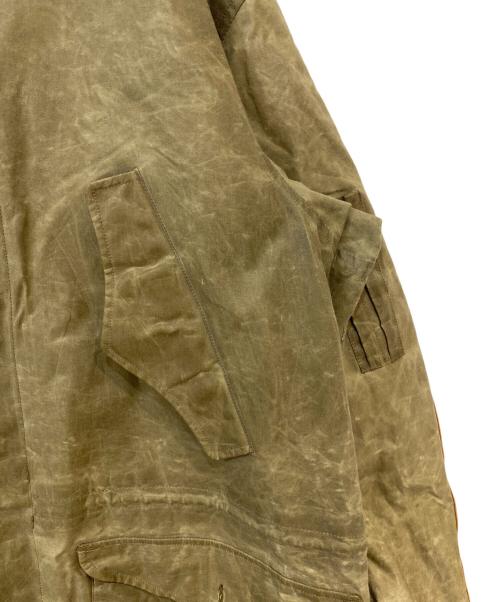 RRL（ダブルアールエル）RRL (ダブルアールエル) M-47 オイルド コート オリーブ サイズ:Lの古着・服飾アイテム