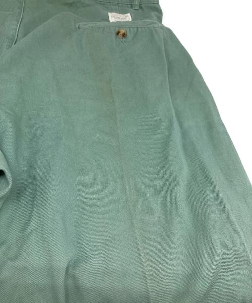 POLO RALPH LAUREN（ポロ・ラルフローレン）POLO RALPH LAUREN (ポロ・ラルフローレン) マレーシア製 ツータックチノパンツ グリーン サイズ:W36L34の古着・服飾アイテム