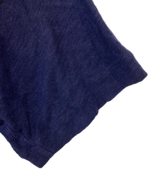 POLO RALPH LAUREN（ポロ・ラルフローレン）POLO RALPH LAUREN (ポロ・ラルフローレン) 半袖リネンシャツ ネイビー サイズ:Lの古着・服飾アイテム