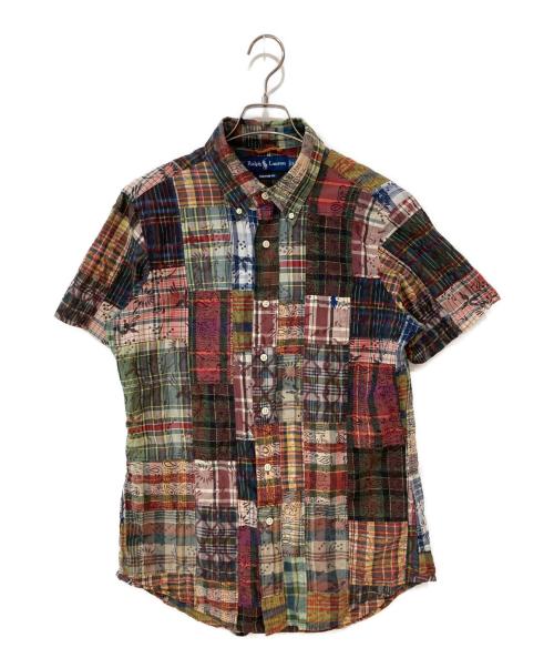 POLO RALPH LAUREN（ポロ・ラルフローレン）POLO RALPH LAUREN (ポロ・ラルフローレン) クレイジーパターン 半袖シャツ マルチカラー サイズ:Lの古着・服飾アイテム