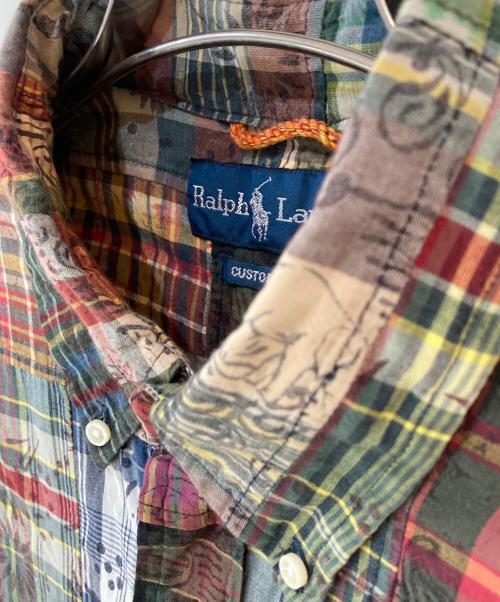 POLO RALPH LAUREN（ポロ・ラルフローレン）POLO RALPH LAUREN (ポロ・ラルフローレン) クレイジーパターン 半袖シャツ マルチカラー サイズ:Lの古着・服飾アイテム