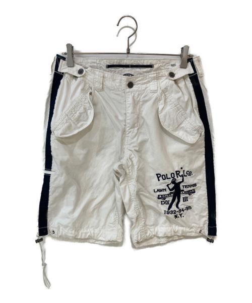 POLO RALPH LAUREN（ポロ・ラルフローレン）POLO RALPH LAUREN (ポロ・ラルフローレン) ハーフパンツ ホワイト サイズ: 86cm (W34)の古着・服飾アイテム