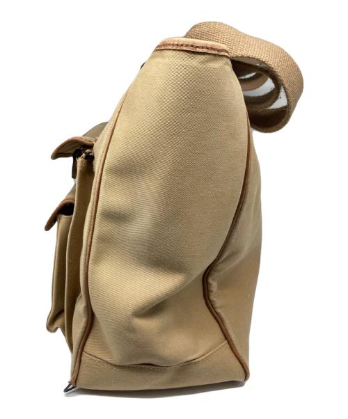 POLO RALPH LAUREN（ポロ・ラルフローレン）POLO RALPH LAUREN (ポロ・ラルフローレン) レザー切替 サファリトートバッグ ブラウン サイズ:なしの古着・服飾アイテム