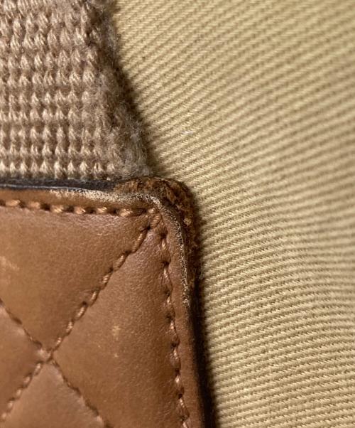 POLO RALPH LAUREN（ポロ・ラルフローレン）POLO RALPH LAUREN (ポロ・ラルフローレン) レザー切替 サファリトートバッグ ブラウン サイズ:なしの古着・服飾アイテム