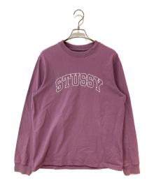 stussy（ステューシー）の古着「ロゴカットソー」｜ピンク
