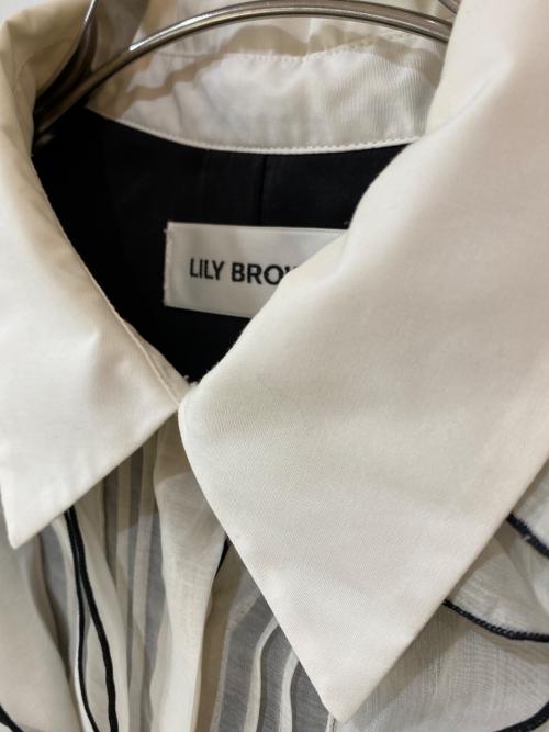 Lily Brown（リリーブラウン）Lily Brown (リリーブラウン) フロントフリルミニドレス ブラック サイズ: 0の古着・服飾アイテム