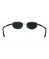 RAY-BAN (レイバン) オーバルメタルローブリッジフィットアジアンデザインサングラス ブラック×シルバー サイズ:55□19：18000円
