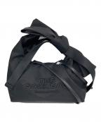 MARC JACOBSマークジェイコブス）の古着「THE BOW NYLON SACK BAG MINI」｜ブラック