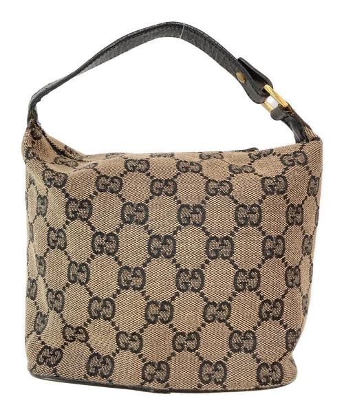 GUCCI（グッチ）GUCCI (グッチ) GGキャンバス アクセサリーポーチ ベージュの古着・服飾アイテム