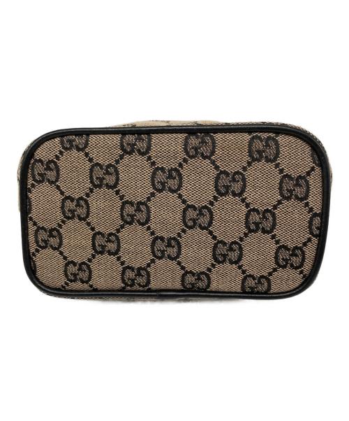 GUCCI（グッチ）GUCCI (グッチ) GGキャンバス アクセサリーポーチ ベージュの古着・服飾アイテム