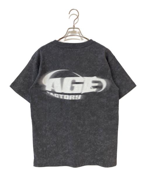 Age Factory（エイジファクトリー）Age Factory (エイジファクトリー) 「Sono nanika in my daze」 Tシャツ / ピグメント加工Tシャツ グレー サイズ:Lの古着・服飾アイテム