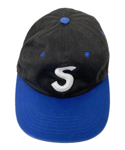 SUPREME（シュプリーム）SUPREME (シュプリーム) 2-TONE S LOGO 6 PANEL キャップ ブラックの古着・服飾アイテム