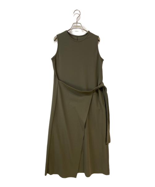 crewre（クルーレ）crewre (クルーレ) イージーラップマキシワンピース オリーブ サイズ:1の古着・服飾アイテム