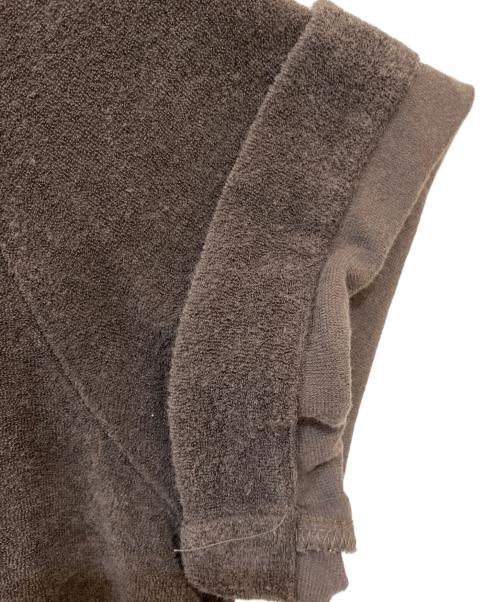 GUY ROVER（ギローバー）GUY ROVER (ギローバー) パイルポロシャツ ブラウン サイズ:Lの古着・服飾アイテム