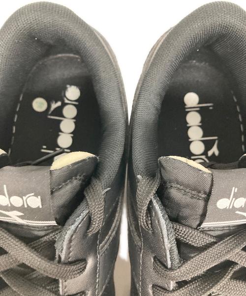 DIADORA（ディアドラ）DIADORA (ディアドラ) Magic Basket Low レザースニーカー ブラック サイズ:26.5cmの古着・服飾アイテム