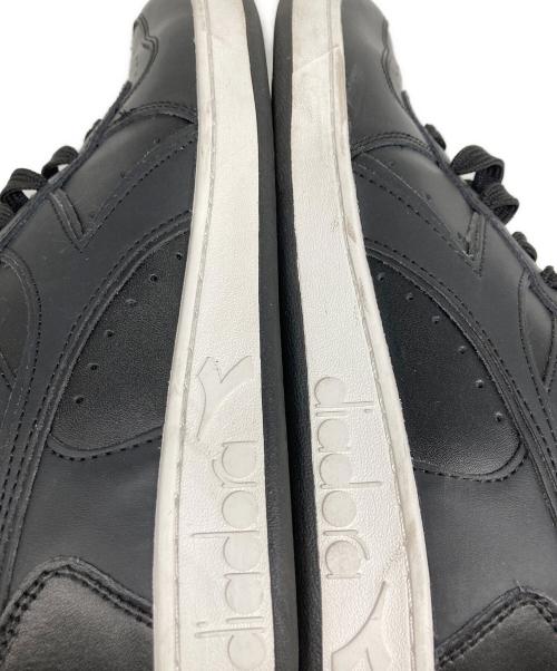 DIADORA（ディアドラ）DIADORA (ディアドラ) Magic Basket Low レザースニーカー ブラック サイズ:26.5cmの古着・服飾アイテム