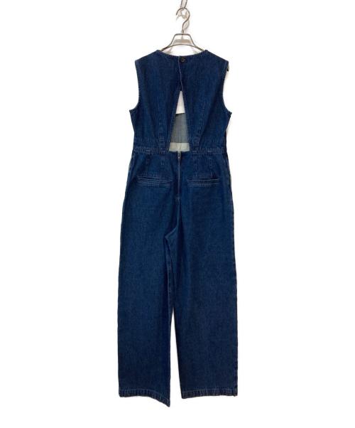CLANE（クラネ）CLANE (クラネ) バック オープン デニム オールインワン ブルー サイズ: 2 未使用品の古着・服飾アイテム