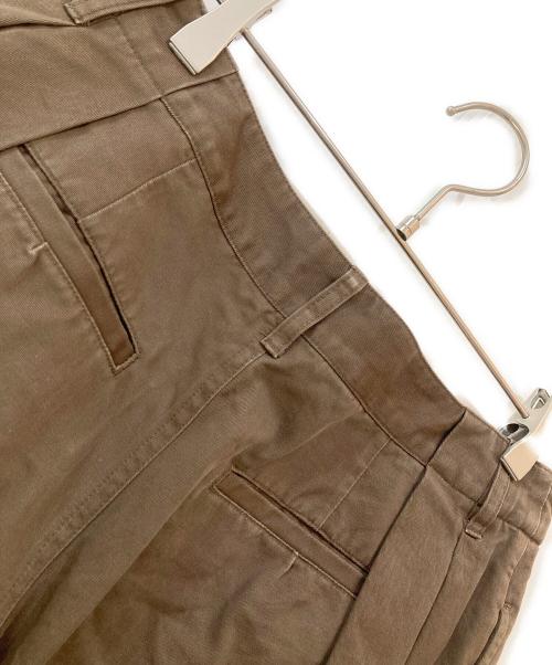 CLANE（クラネ）CLANE (クラネ) WIDE TUCK WORK PANTS レッド サイズ:2の古着・服飾アイテム