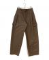 CLANE (クラネ) WIDE TUCK WORK PANTS レッド サイズ:2：9000円