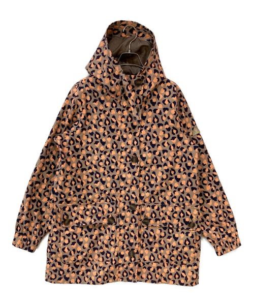 Barbour（バブアー）Barbour (バブアー) Printed Somalia Waterproof Jacket ベージュ×カーキ サイズ:UK14の古着・服飾アイテム