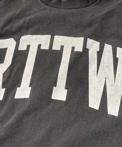 ROTT WEILER（ロットワイラー）ROTT WEILER (ロットワイラー) RTTW PIGMENT TEE ブラック サイズ:Mの古着・服飾アイテム