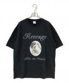 WACKO MARIA×ELLEN VON UNWERTHワコマリア×エレン・フォン・アンワース）の古着「WASHED HEAVY WEIGHT CREW NECK T-SHIRT ( TYPE-1 )」｜ブラック