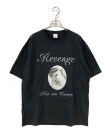 WACKO MARIA×ELLEN VON UNWERTH（ワコマリア×エレン・フォン・アンワース）の古着「WASHED HEAVY WEIGHT CREW NECK T-SHIRT ( TYPE-1 )」｜ブラック