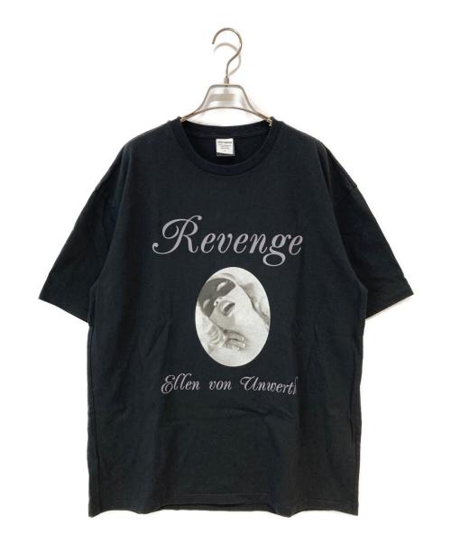 WACKO MARIA（ワコマリア）WACKO MARIA (ワコマリア) ELLEN VON UNWERTH (エレン・フォン・アンワース) WASHED HEAVY WEIGHT CREW NECK T-SHIRT ( TYPE-1 ) ブラック サイズ:Lの古着・服飾アイテム