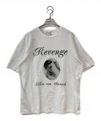 WACKO MARIA×ELLEN VON UNWERTHワコマリア×エレン・フォン・アンワース）の古着「WASHED HEAVY WEIGHT CREW NECK T-SHIRT ( TYPE-1 )」｜ホワイト