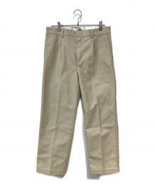 WACKO MARIA×Dickies（ワコマリア×ディッキーズ）の古着「PLEATED TROUSERS」｜ベージュ