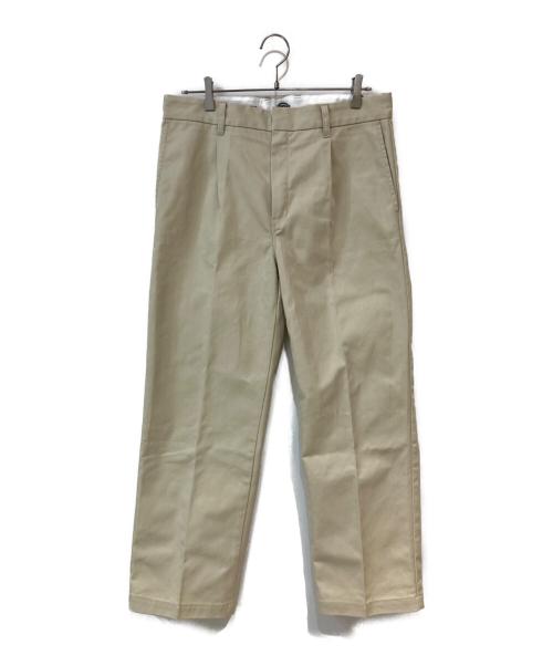 WACKO MARIA（ワコマリア）WACKO MARIA (ワコマリア) Dickies (ディッキーズ) PLEATED TROUSERS ベージュ サイズ: Mの古着・服飾アイテム
