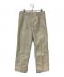 WACKO MARIA（ワコマリア）の古着「PLEATED TROUSERS」｜ベージュ