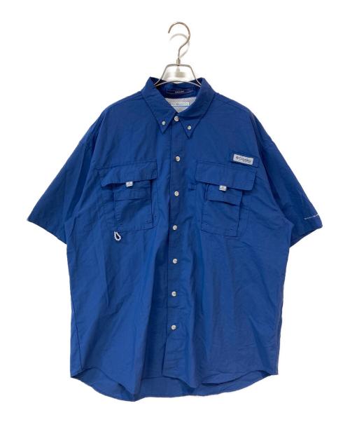 Columbia（コロンビア）Columbia (コロンビア) Bahama™ II S/S Shirt ブルー サイズ:Lの古着・服飾アイテム