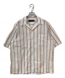 WACKO MARIA（ワコマリア）の古着「STRIPED OPEN COLLAR SHIRT S/S ( TYPE-1 )」｜ホワイト