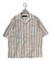 WACKO MARIA（ワコマリア）の古着「STRIPED OPEN COLLAR SHIRT S/S ( TYPE-1 )」｜ホワイト