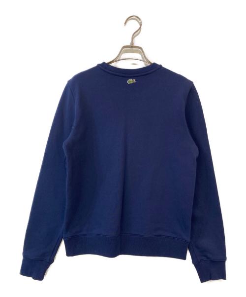LACOSTE（ラコステ）LACOSTE (ラコステ) ロゴステッチスウェットシャツ ネイビー サイズ:36の古着・服飾アイテム