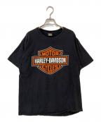 HARLEY-DAVIDSONハーレーダビッドソン）の古着「両面プリントTシャツ」｜ブラック