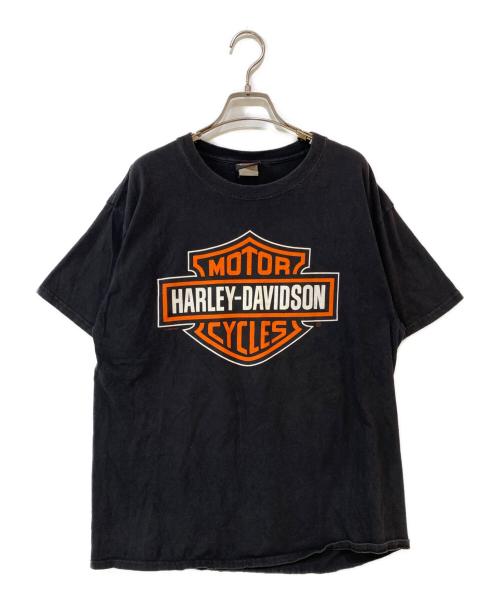 HARLEY-DAVIDSON（ハーレーダビッドソン）HARLEY-DAVIDSON (ハーレーダビッドソン) 両面プリントTシャツ ブラック サイズ:Lの古着・服飾アイテム