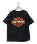HARLEY-DAVIDSON（ハーレーダビッドソン）の古着「両面プリントTシャツ」｜ブラック